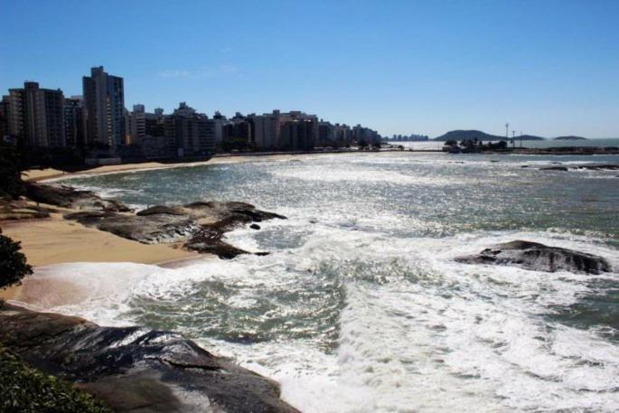 Apartamento Janela Sobre O Mar De Guarapari Exterior foto